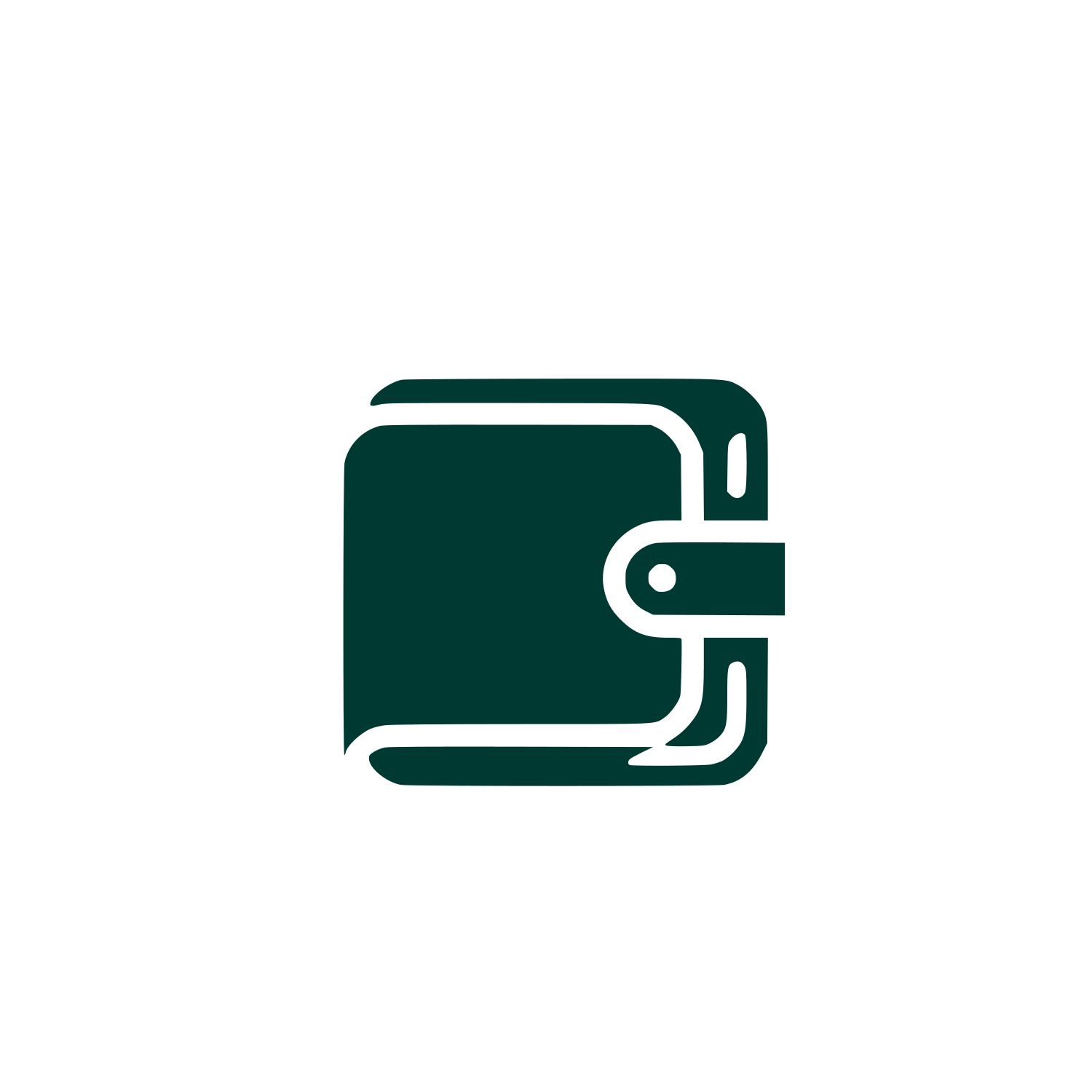 Wallet Brand Logo #003932