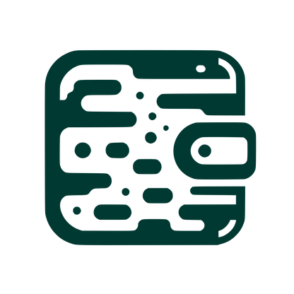 Wallet Circuitry Logo #003932