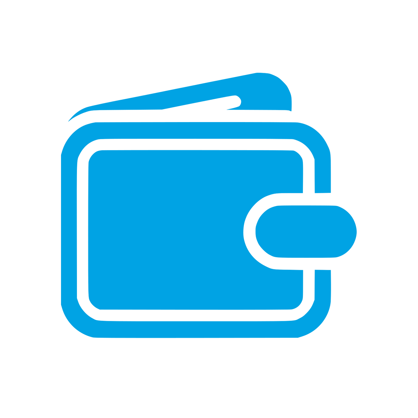Wallet Logo #00a3e4