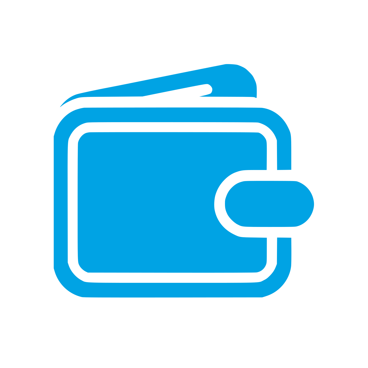 Wallet Logo #00a3e4