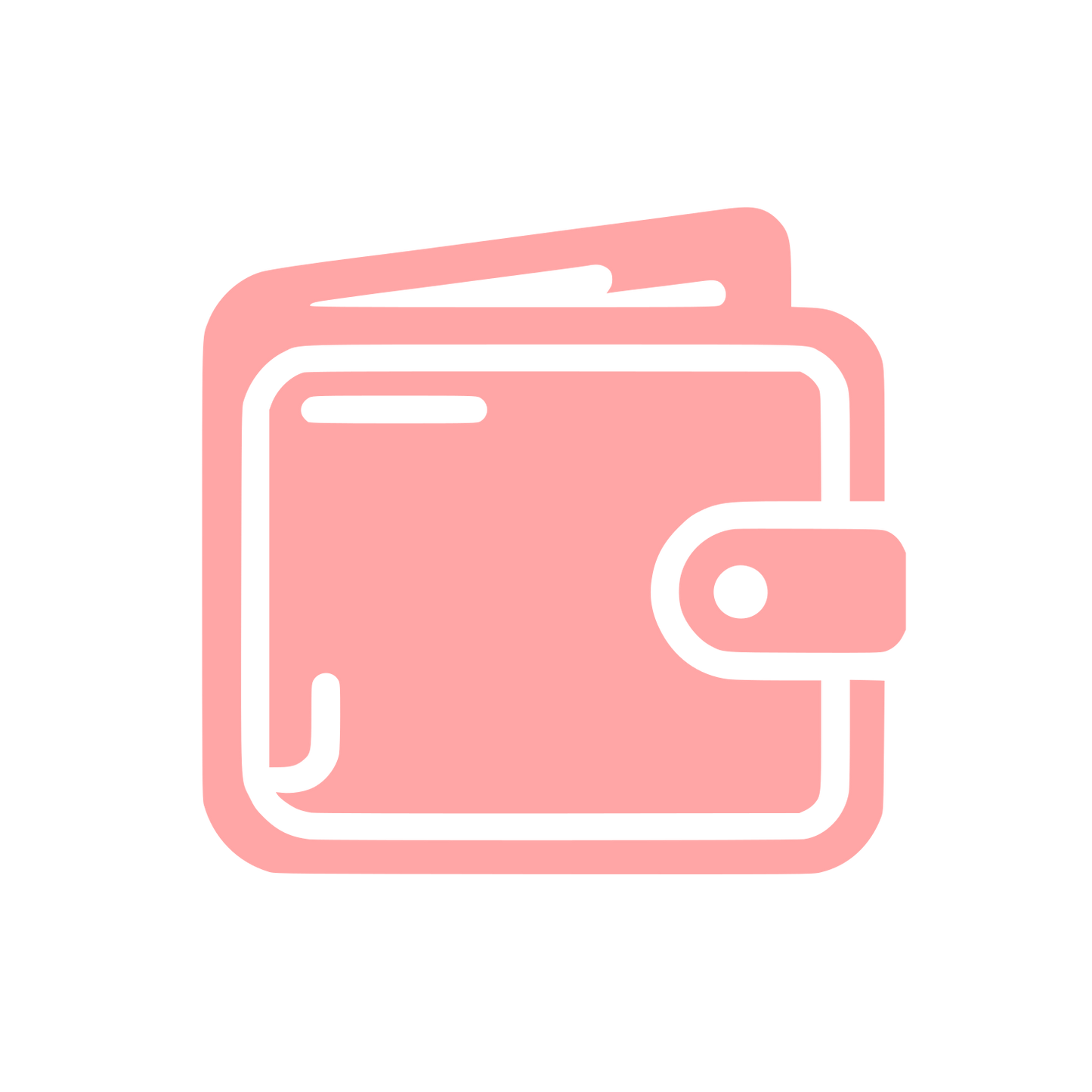 Wallet Logo Design #ffa6a6