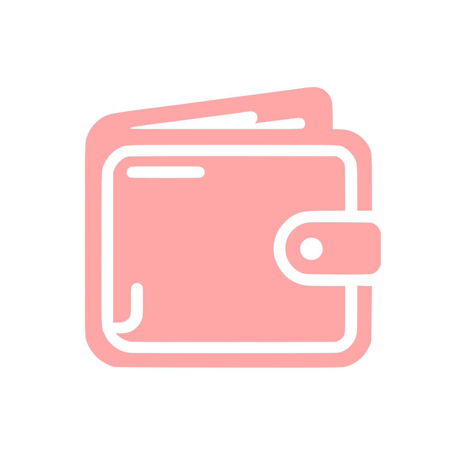 Wallet Logo Design #ffa6a6