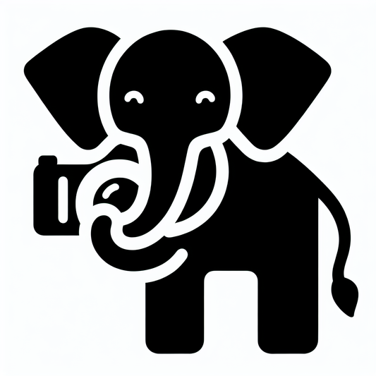 Elephant with Camera Logo