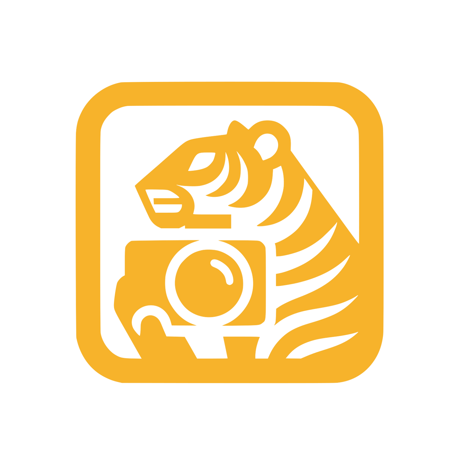 Tiger Camera Logo #F7B32B