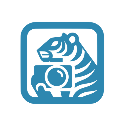 Tiger Camera Logo #2D87B0