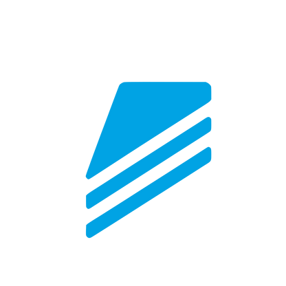 Abstract Triangle Logo #00a3e4
