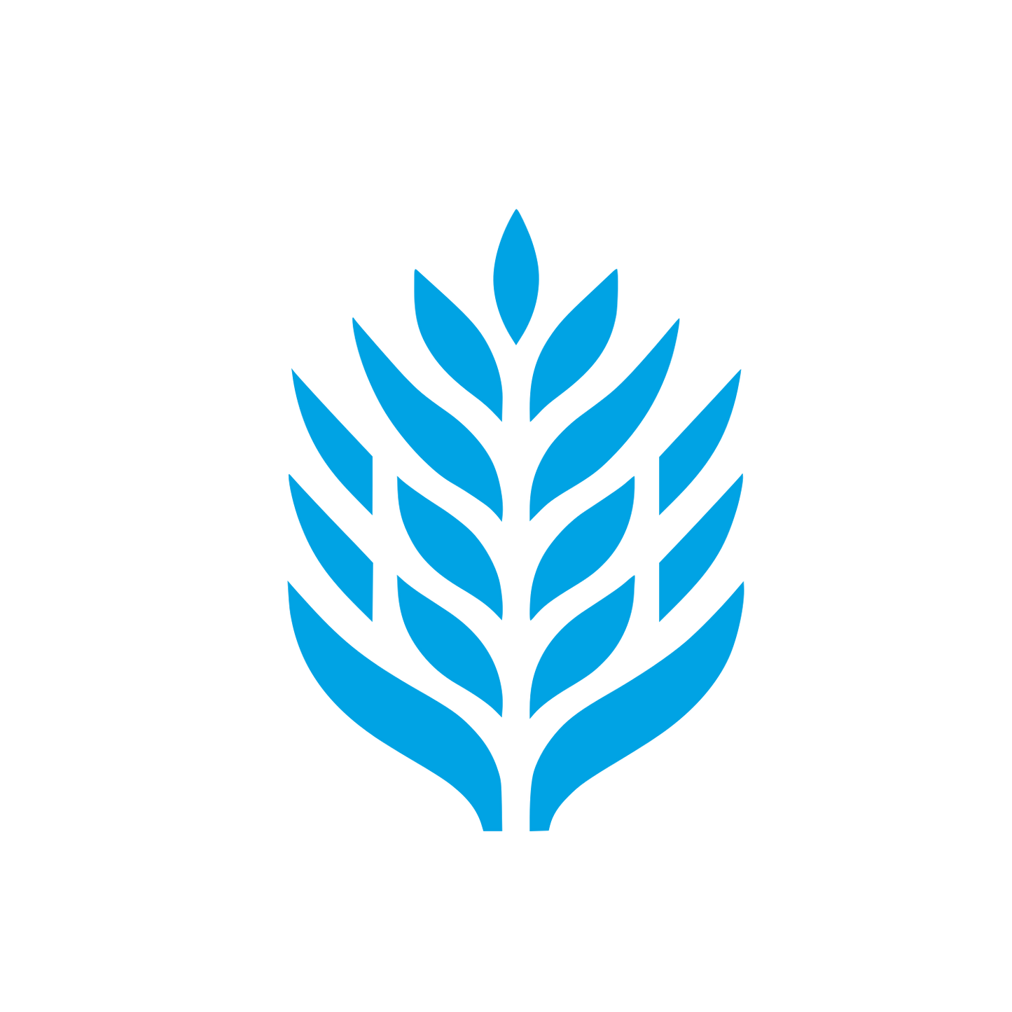 Agricultural Company Logo #00a3e4