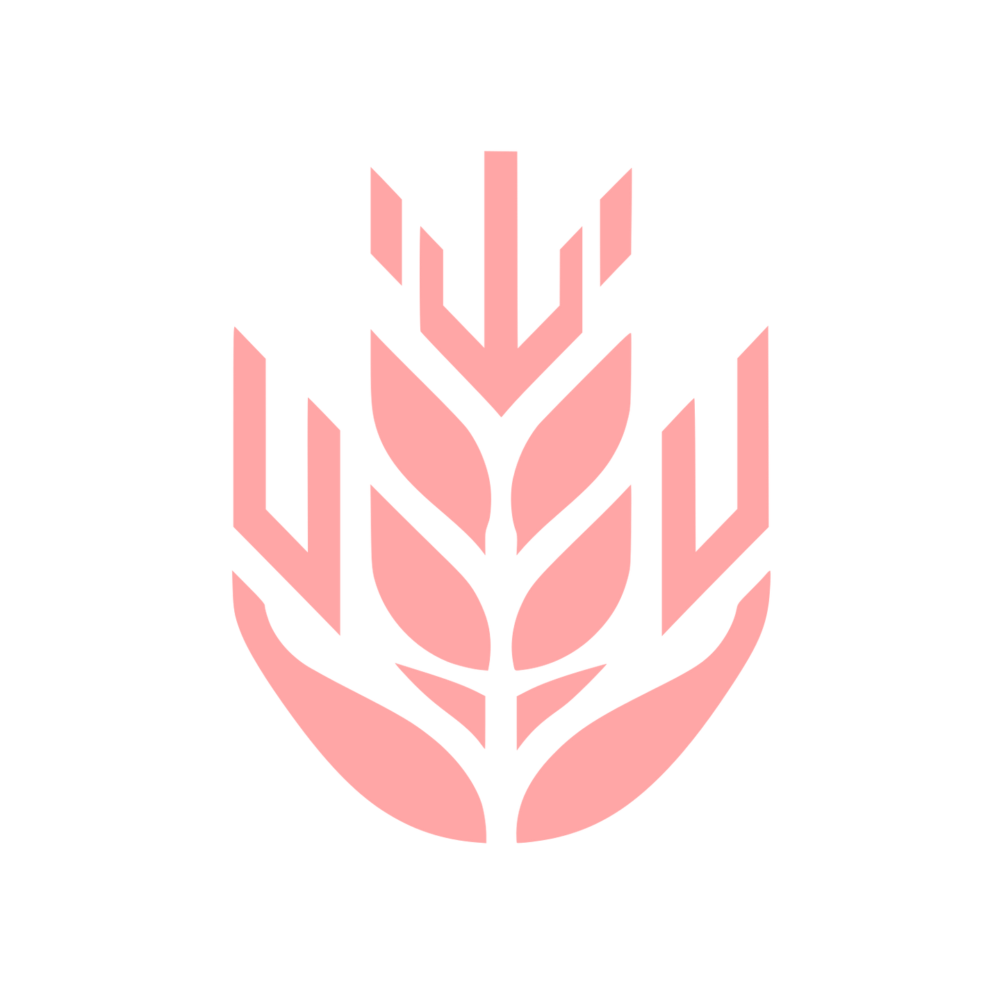 Wheat Logo #ffa6a6