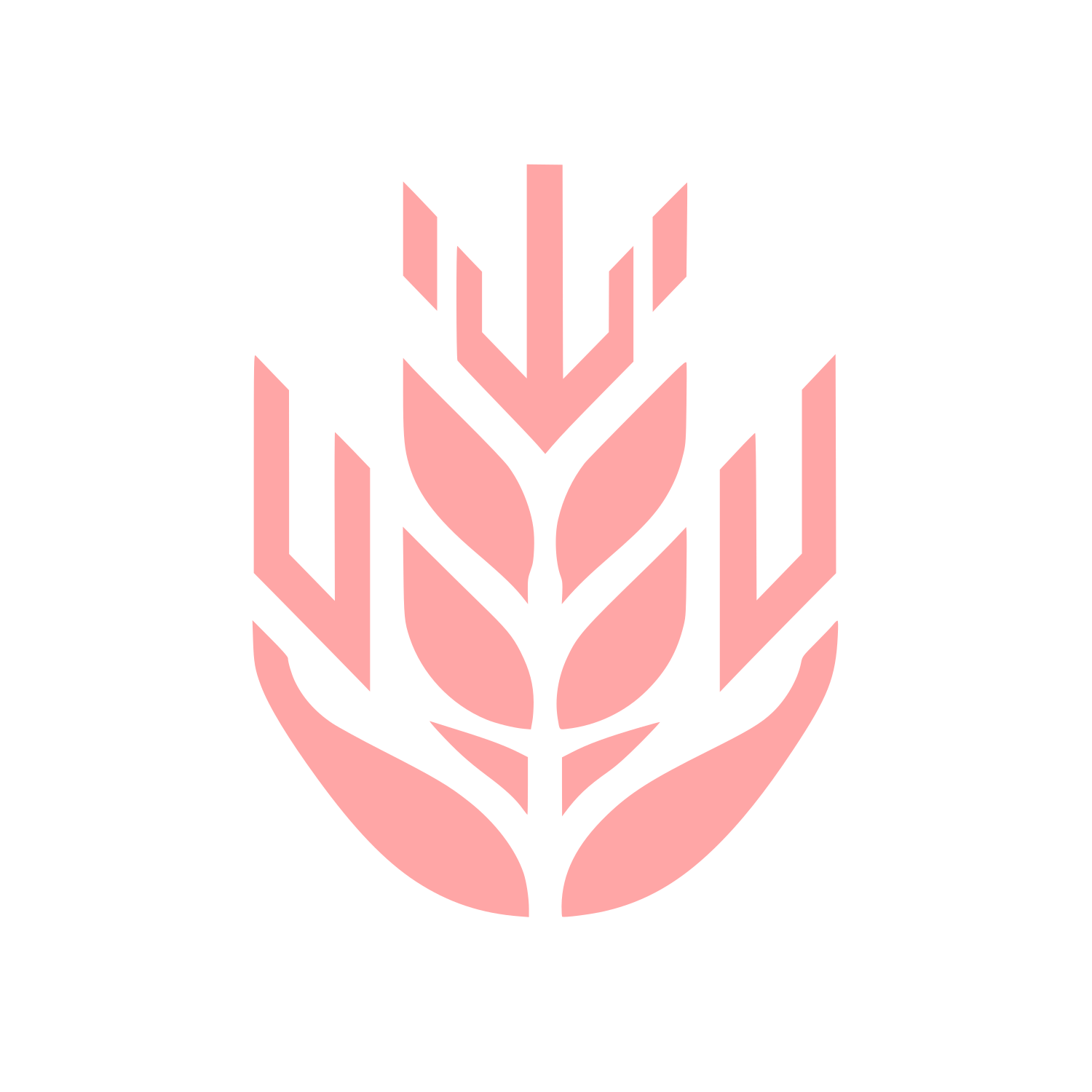 Wheat Logo #ffa6a6