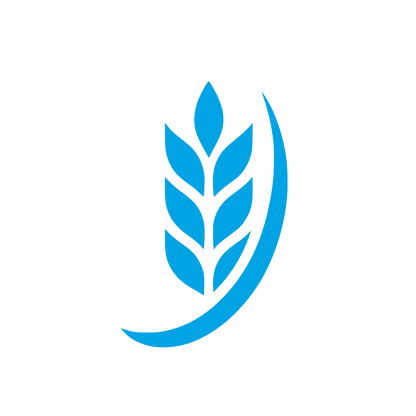 Agricultural Wheat Logo #00a3e4