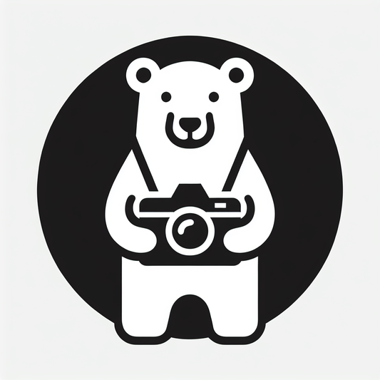 Photographer Bear Logo