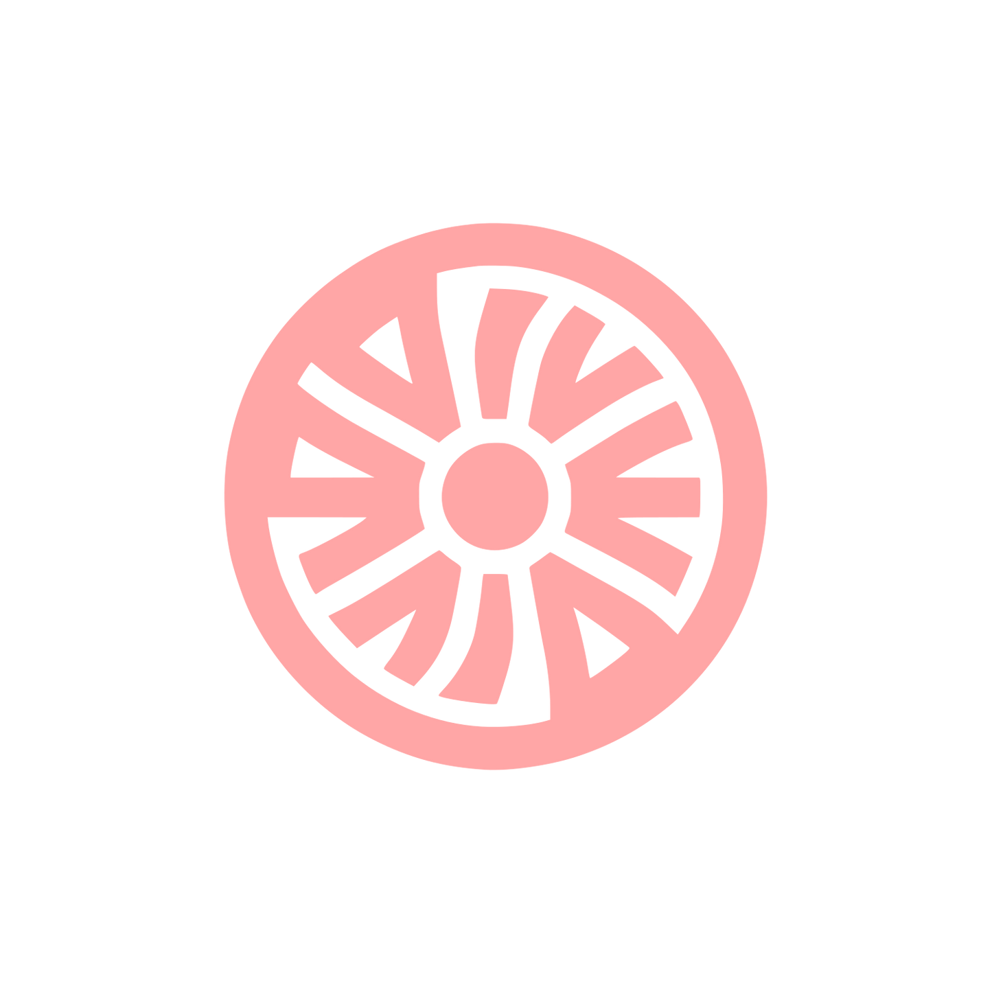 Wheel Logo #ffa6a6