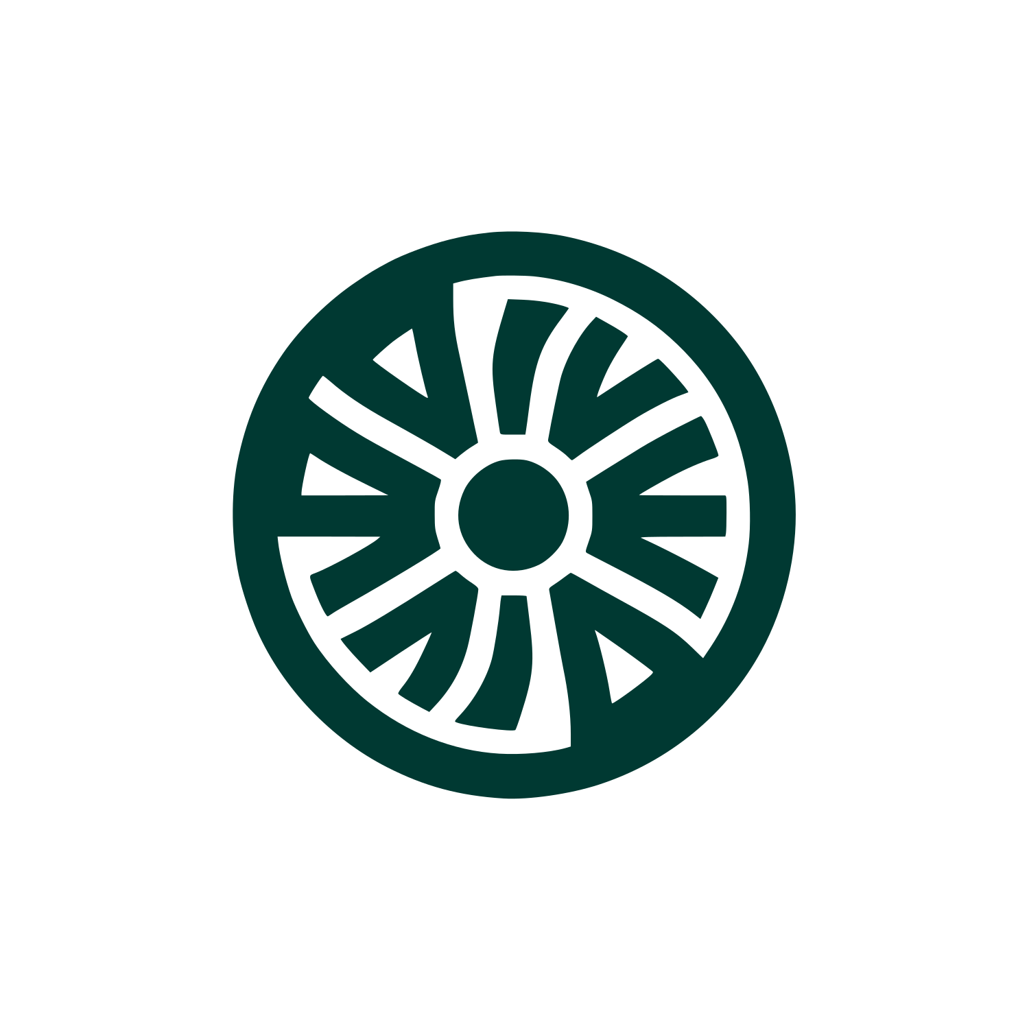 Wheel Logo #003932