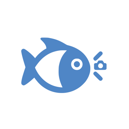 Fish Camera Logo #4F86C6