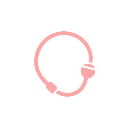 Circle Headset Logo #ffa6a6