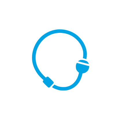 Circle Headset Logo #00a3e4
