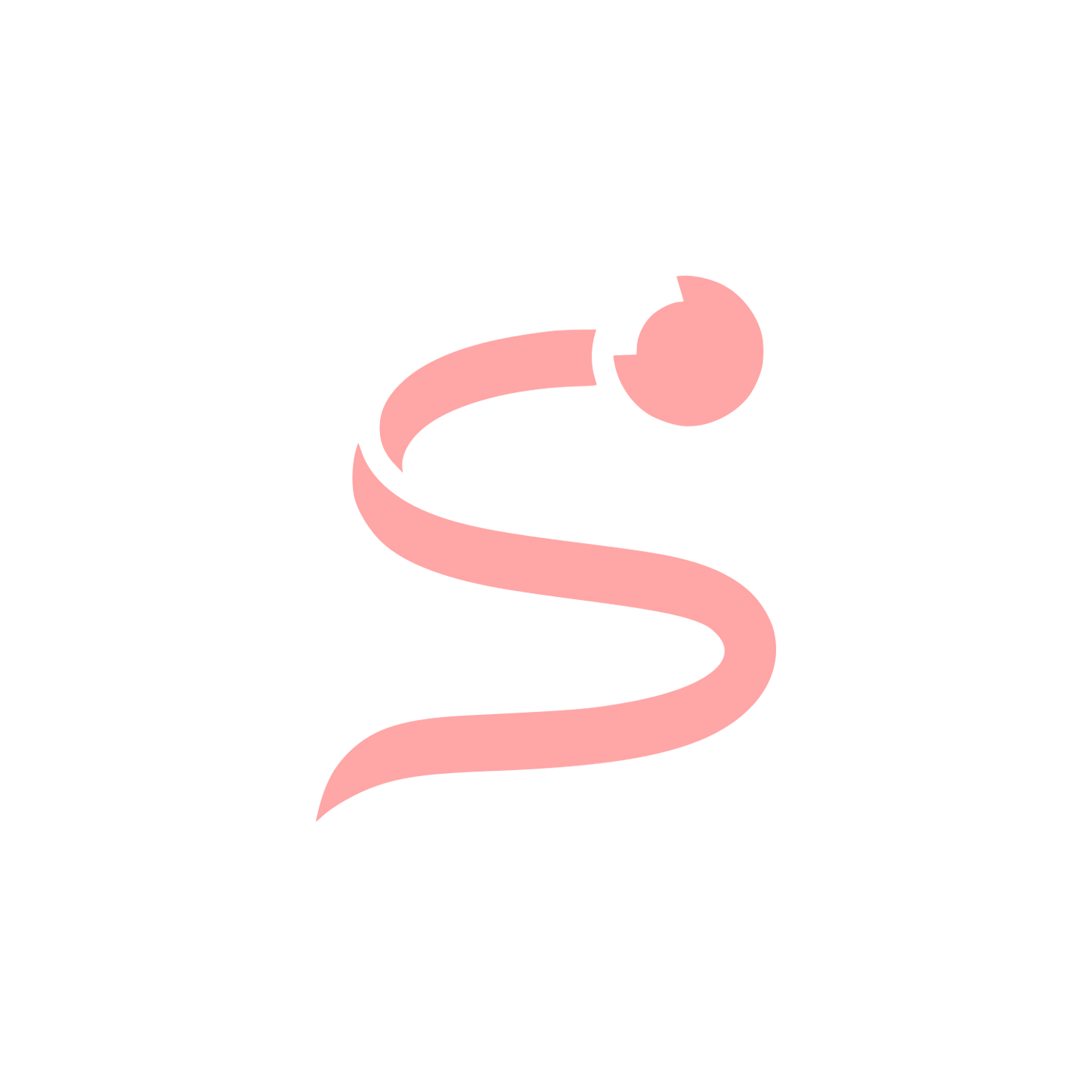 Serpentine Logo Design #ffa6a6