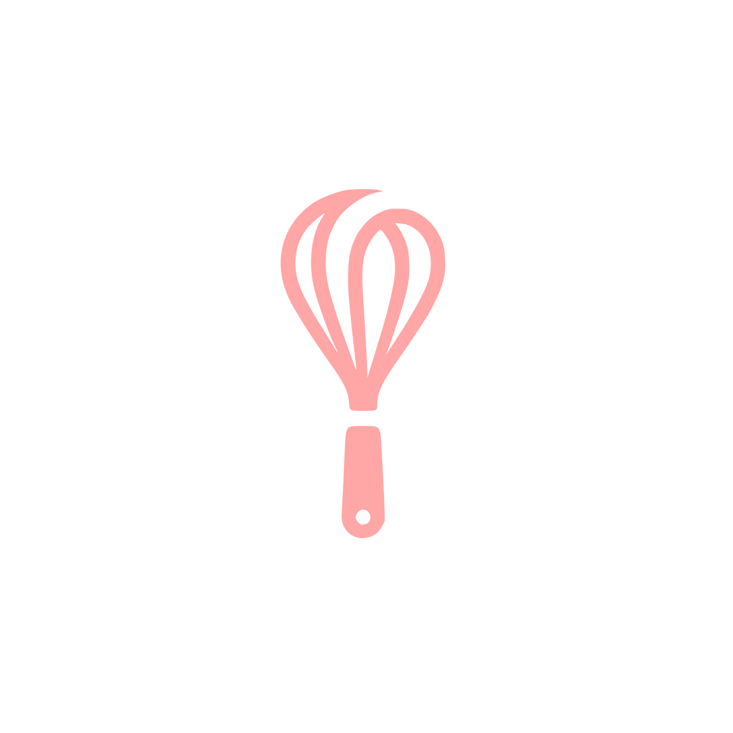 Whisk Utensil Logo #ffa6a6