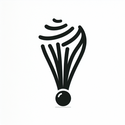 Shuttlecock Logo Design