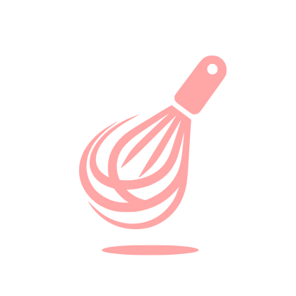 Whisk Logo Design #ffa6a6