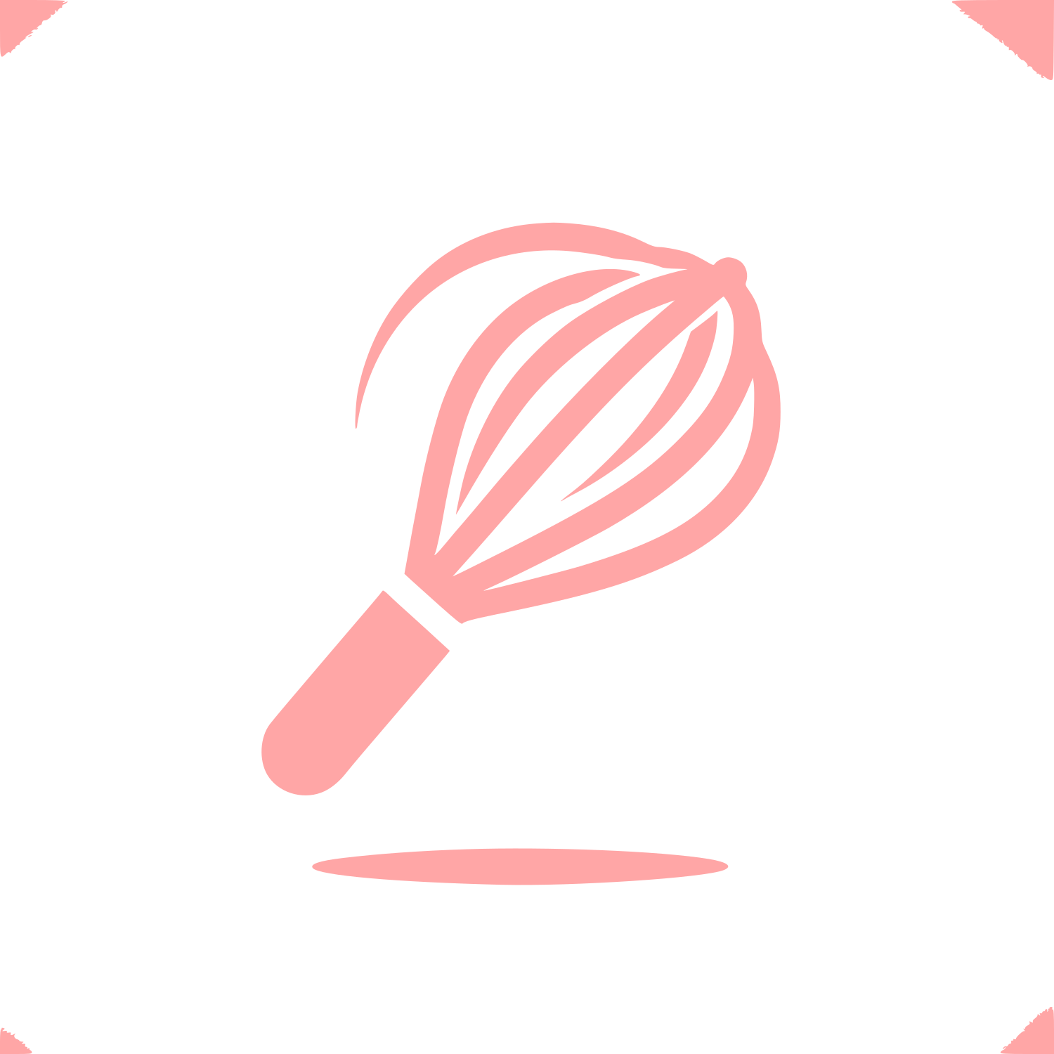 Handheld Mixer Logo #ffa6a6