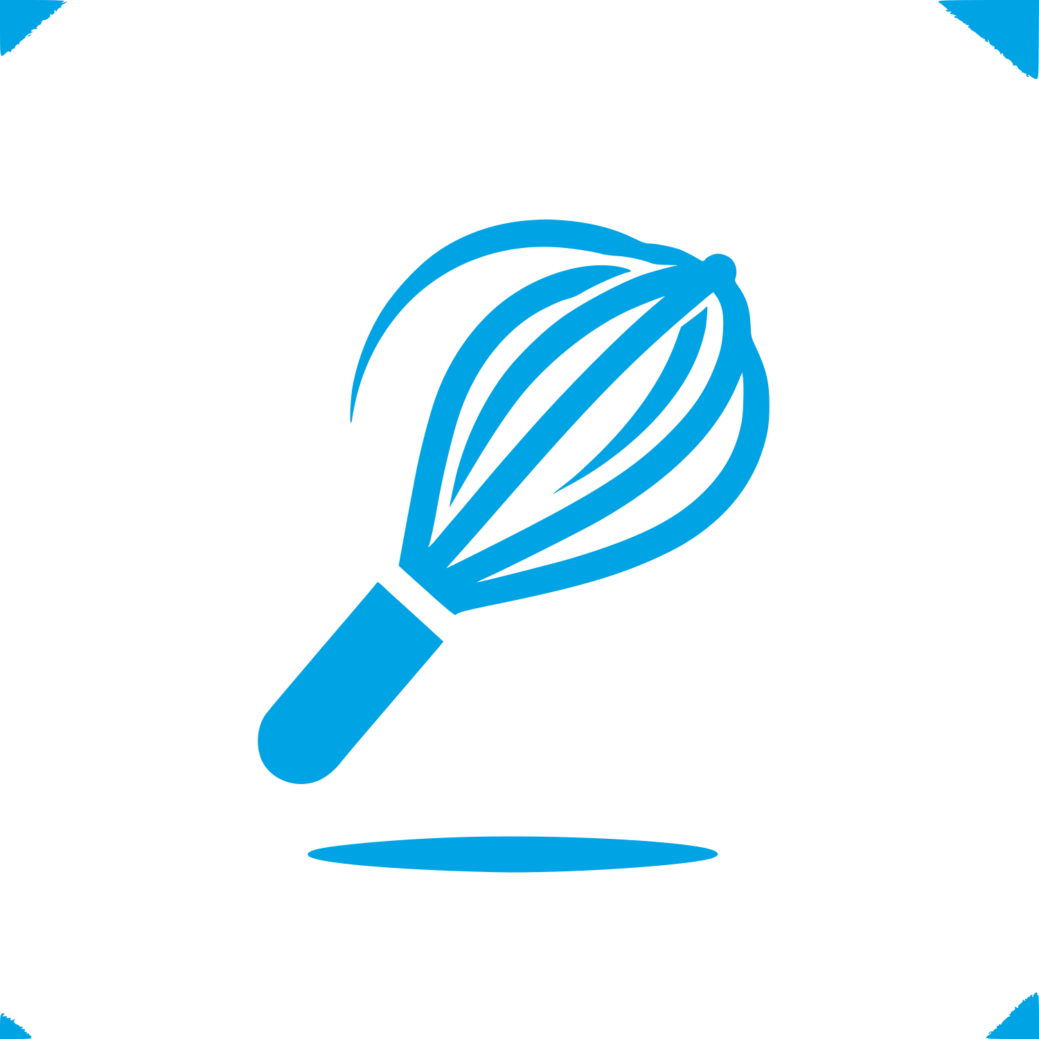 Handheld Mixer Logo #00a3e4
