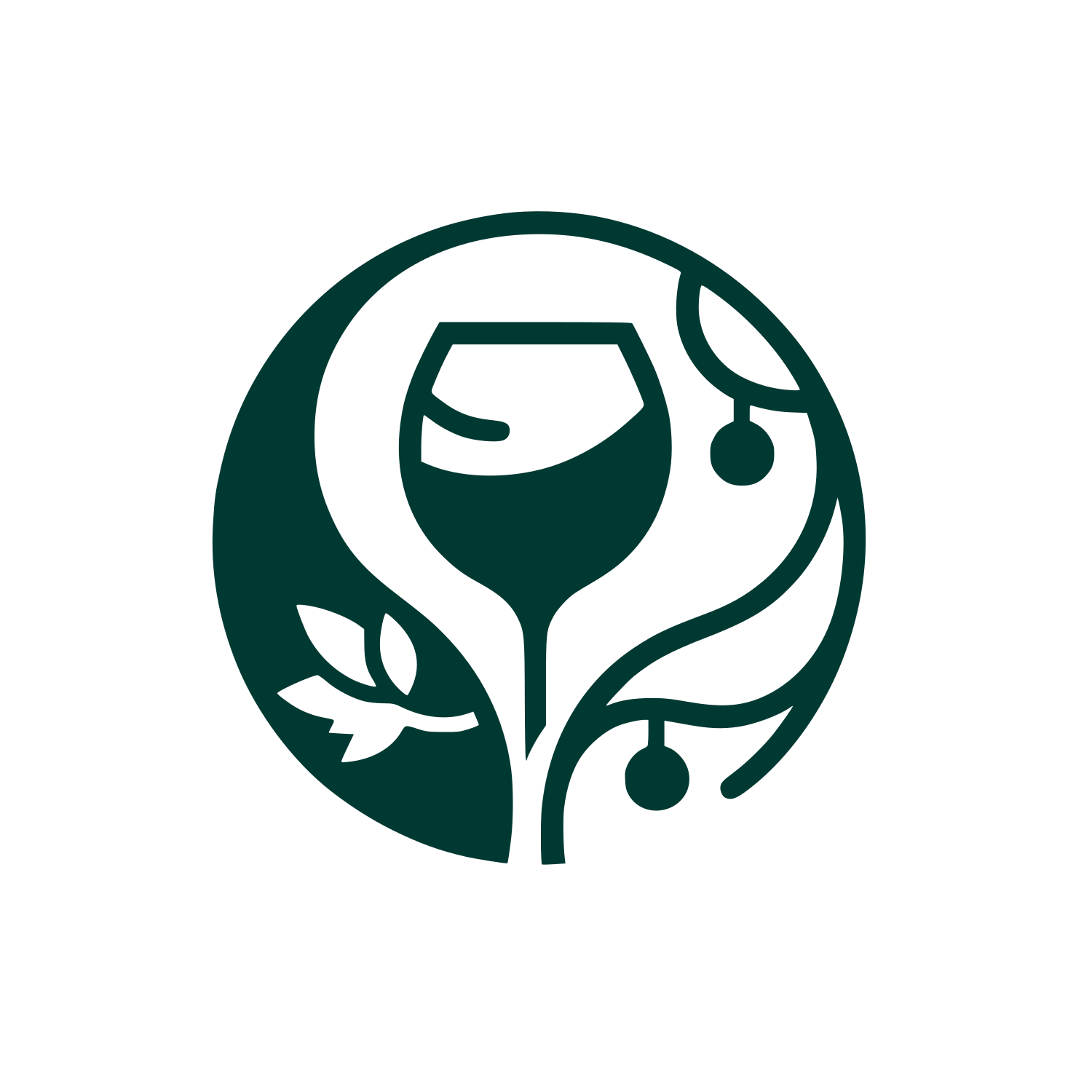 Wine Themed Logo #003932