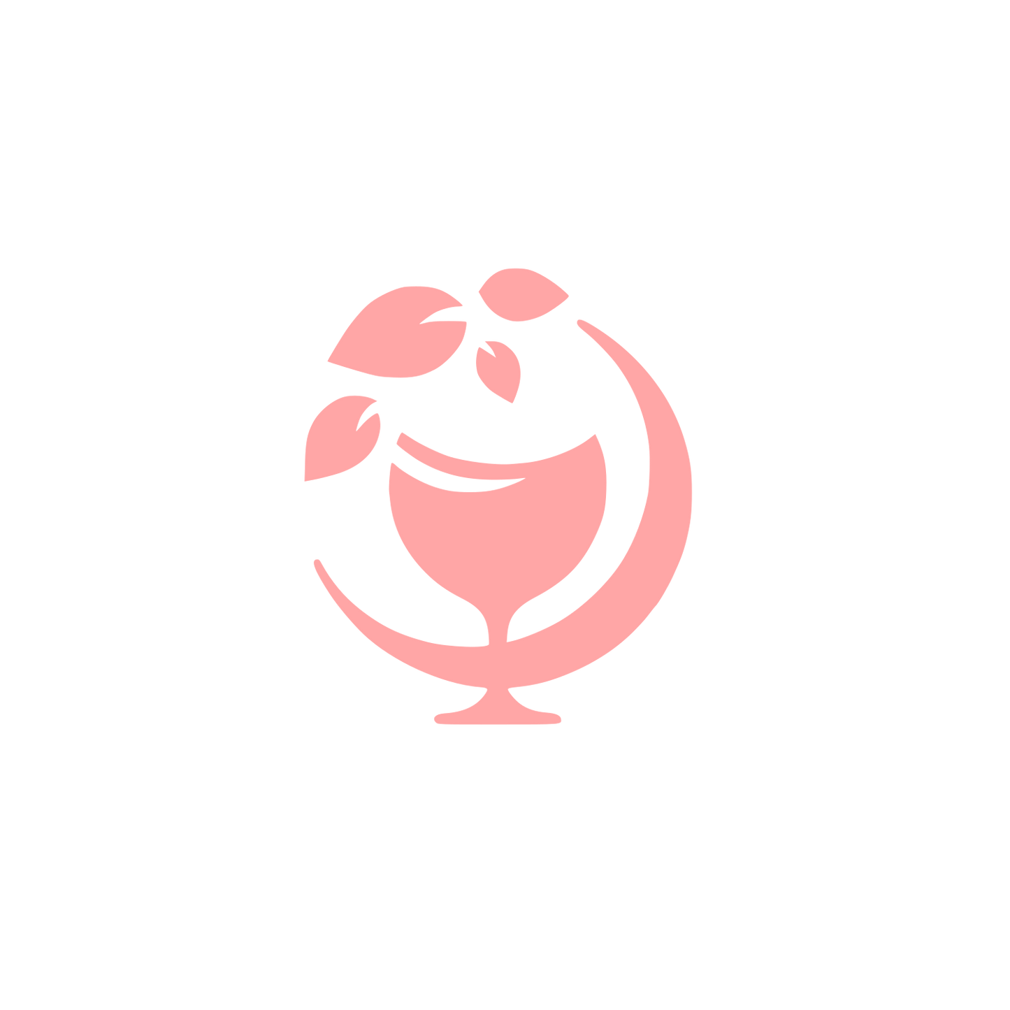 Environmental Globe Logo #ffa6a6