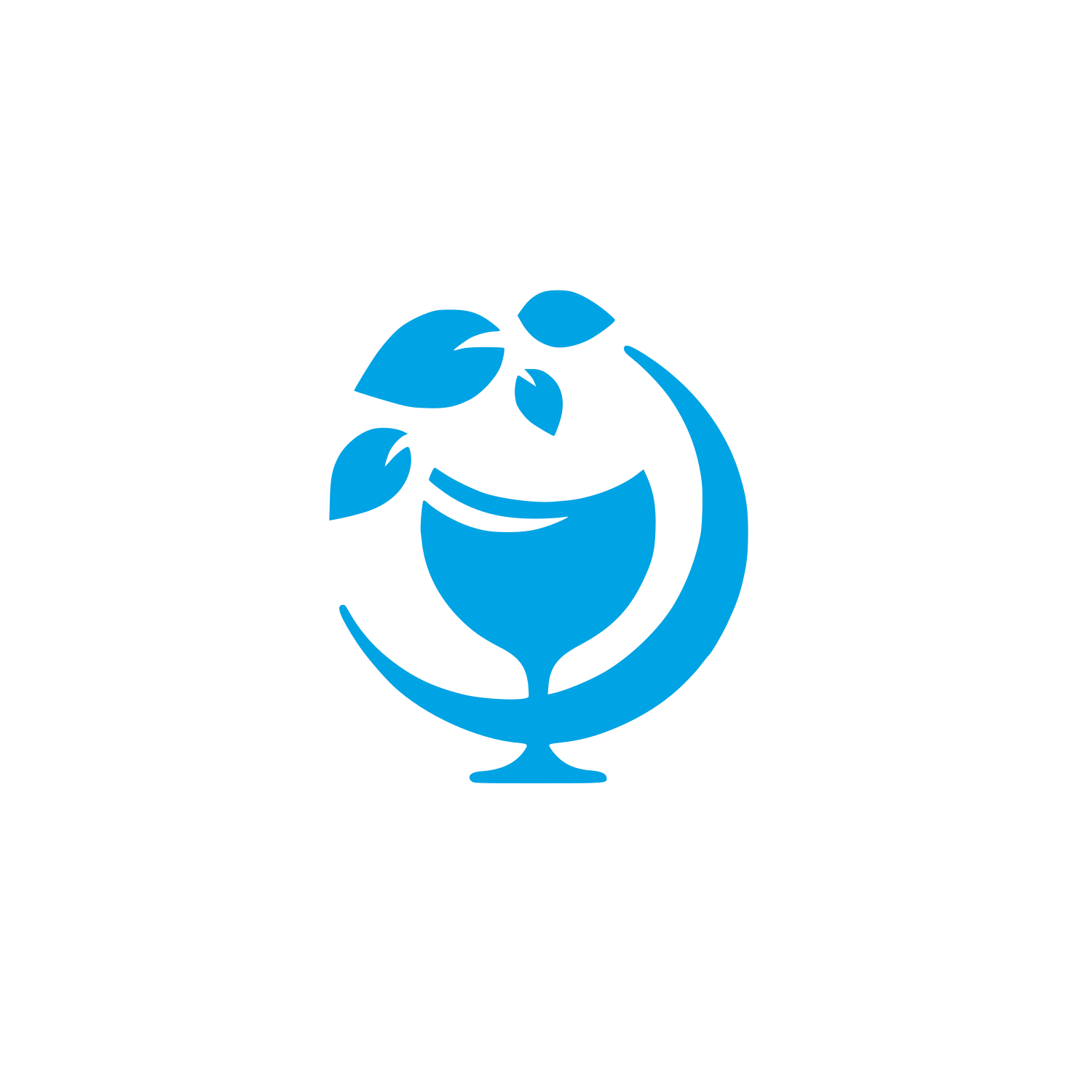 Environmental Globe Logo #00a3e4