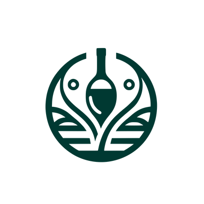 Circular Wine Logo #003932
