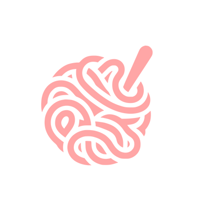Yarn Ball Logo #ffa6a6