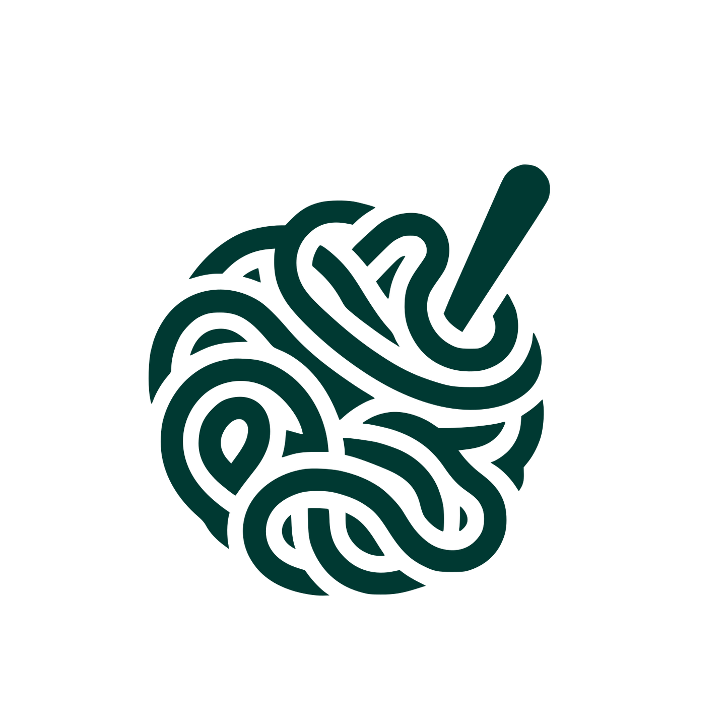 Yarn Ball Logo #003932