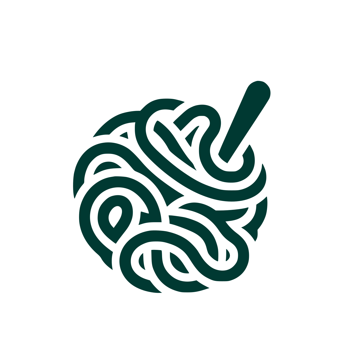 Yarn Ball Logo #003932
