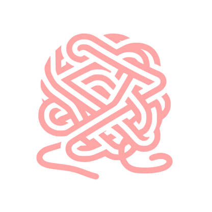 Intricate Knotwork Logo #ffa6a6