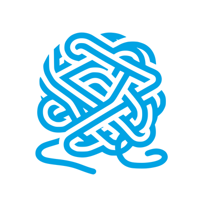 Intricate Knotwork Logo #00a3e4