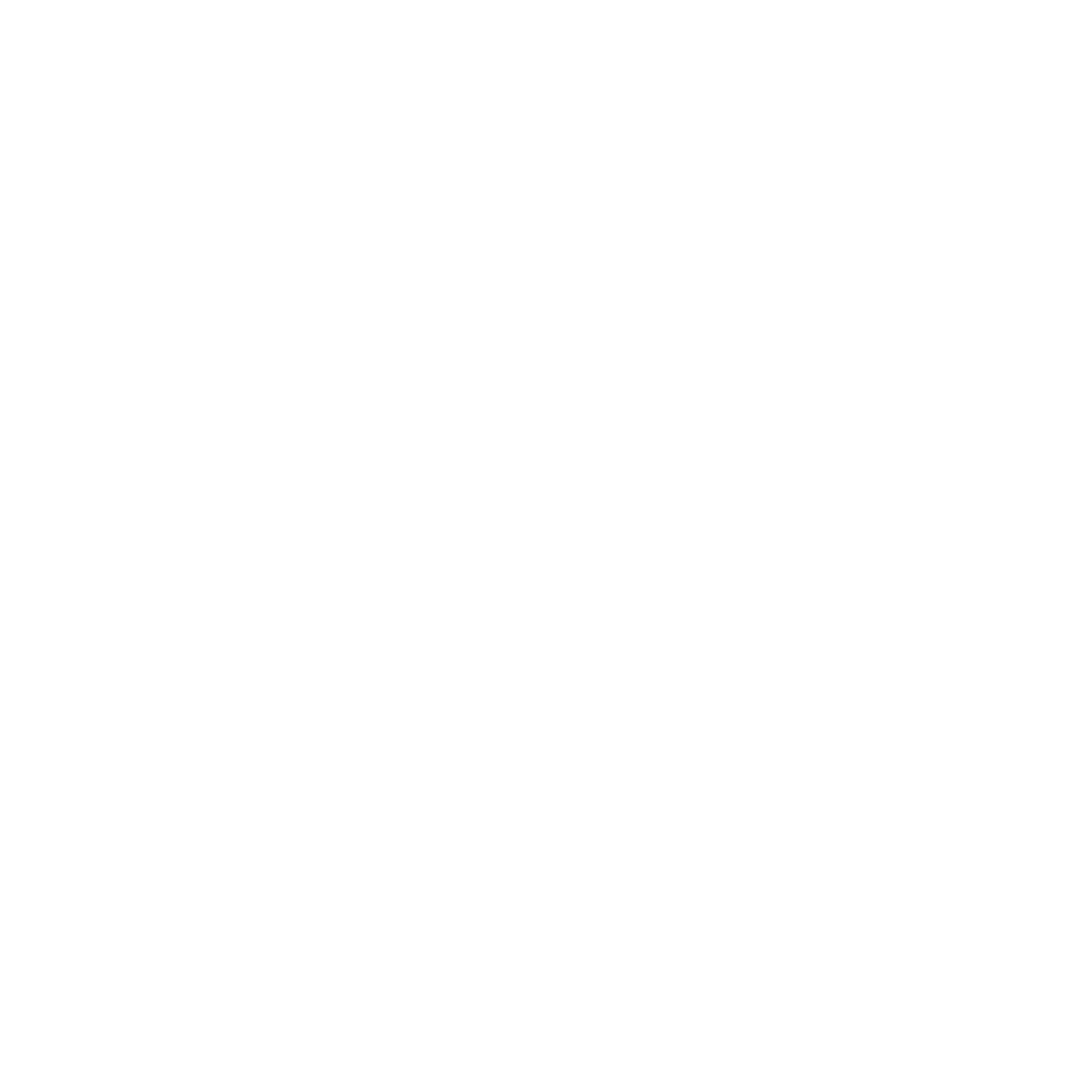 Geometric Hexagon Ribbon Badge #ffffff