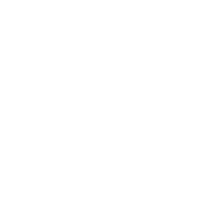 Hexagon Spiral Geometric Icon #ffffff