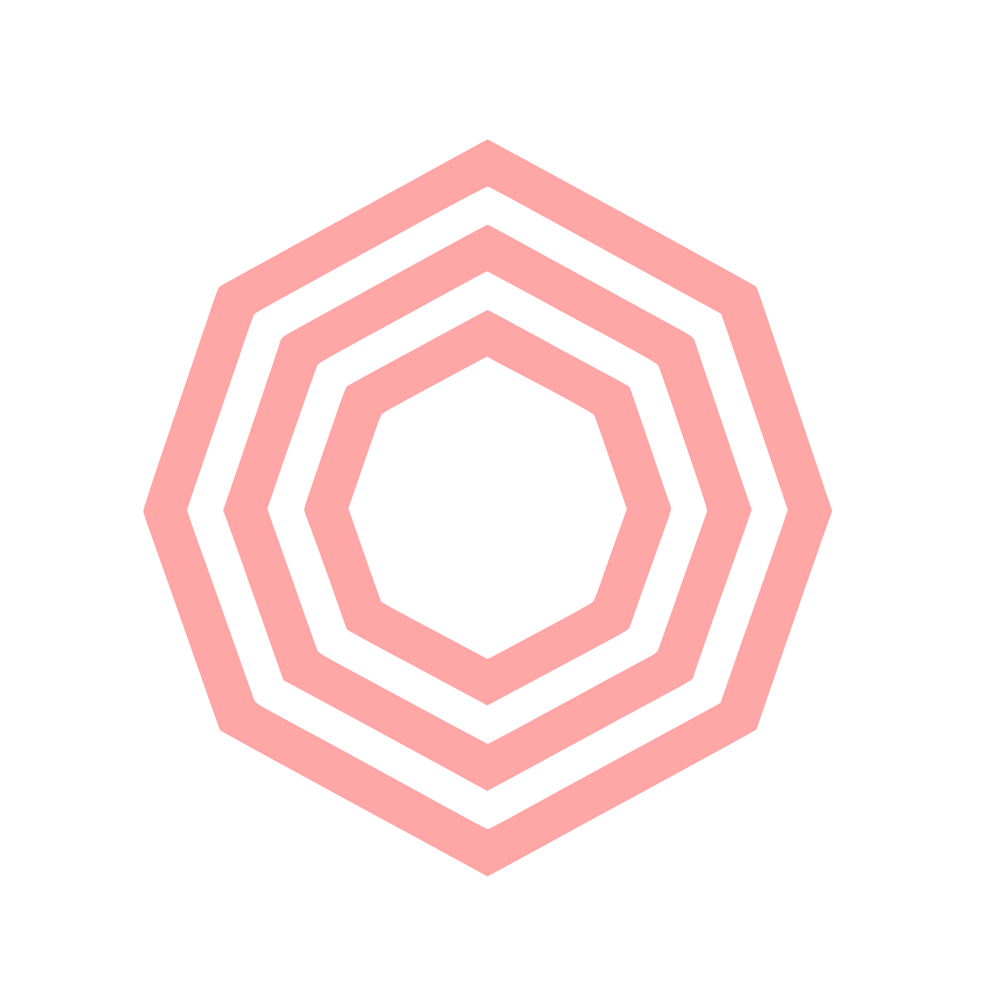 Geometric Logo Design #ffa6a6