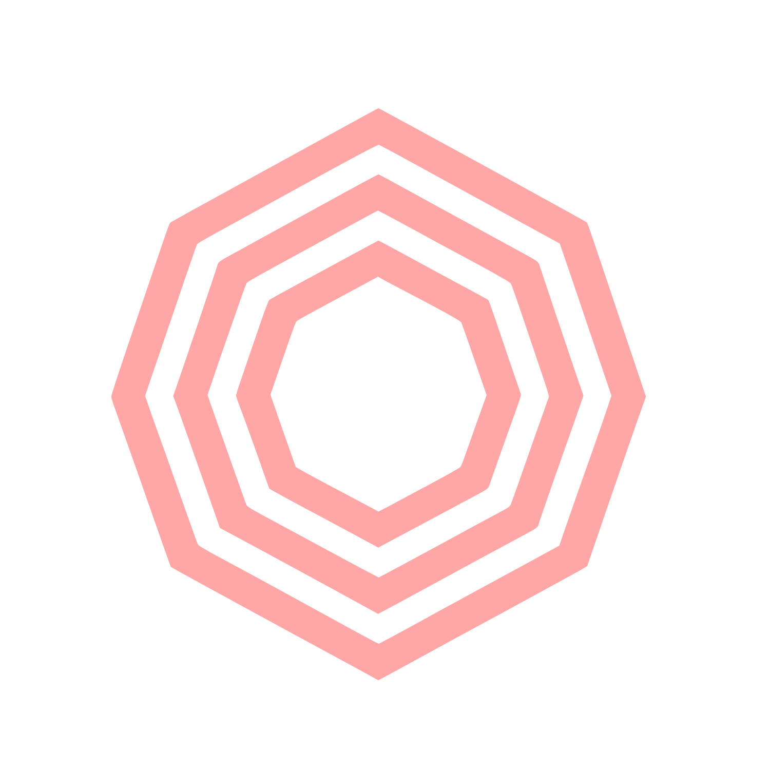 Geometric Logo Design #ffa6a6