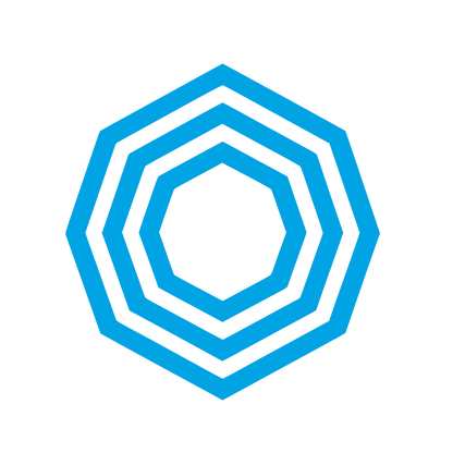 Geometric Logo Design #00a3e4
