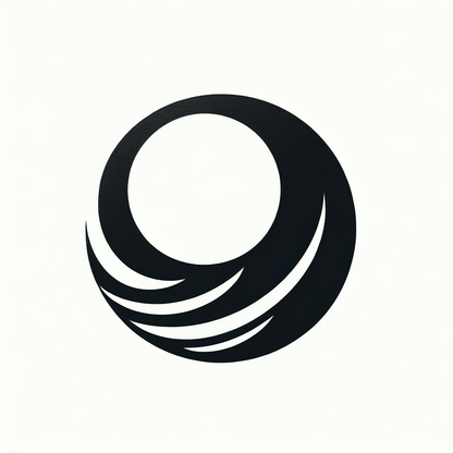 Swoosh Circle Monoline Icon