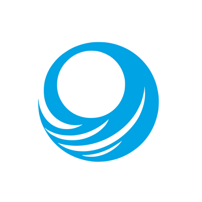 Swoosh Circle Monoline Icon #00a3e4