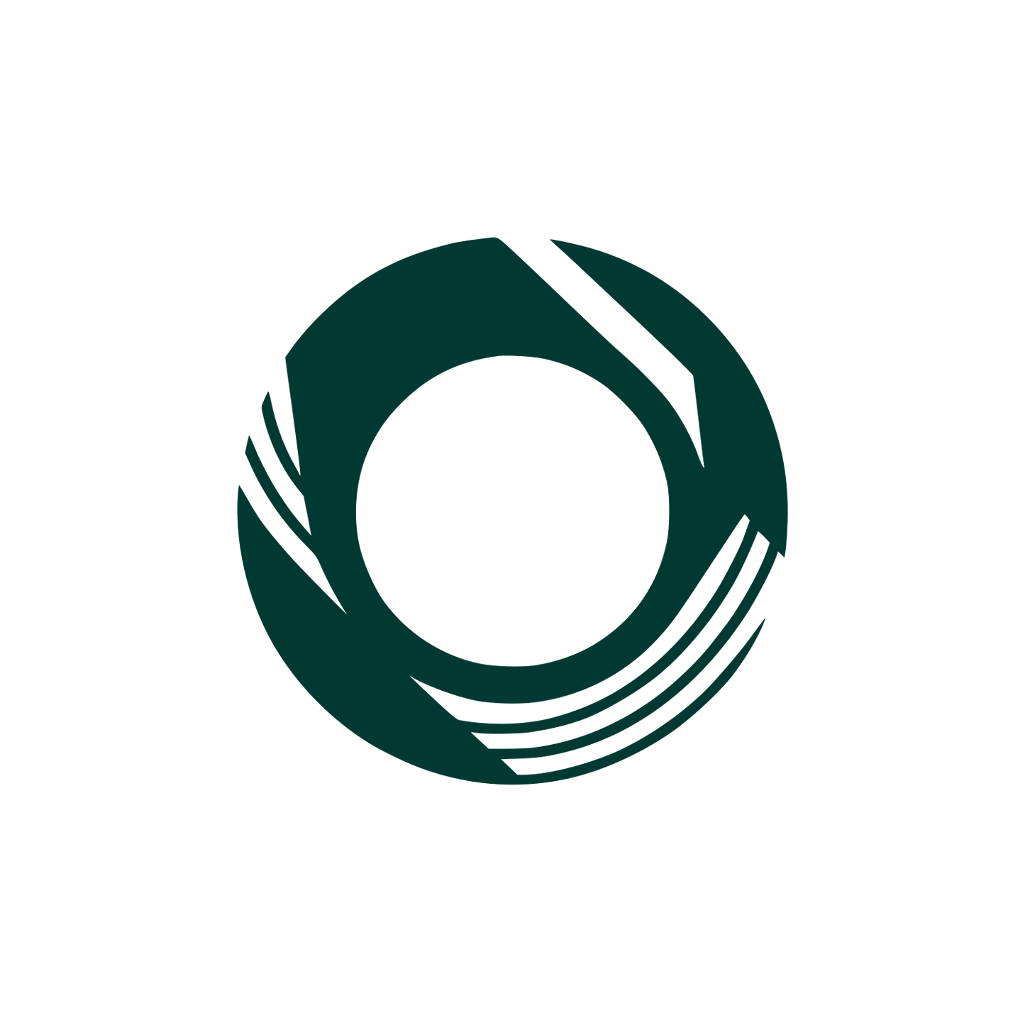 Geometric Circle Aperture Icon #003932