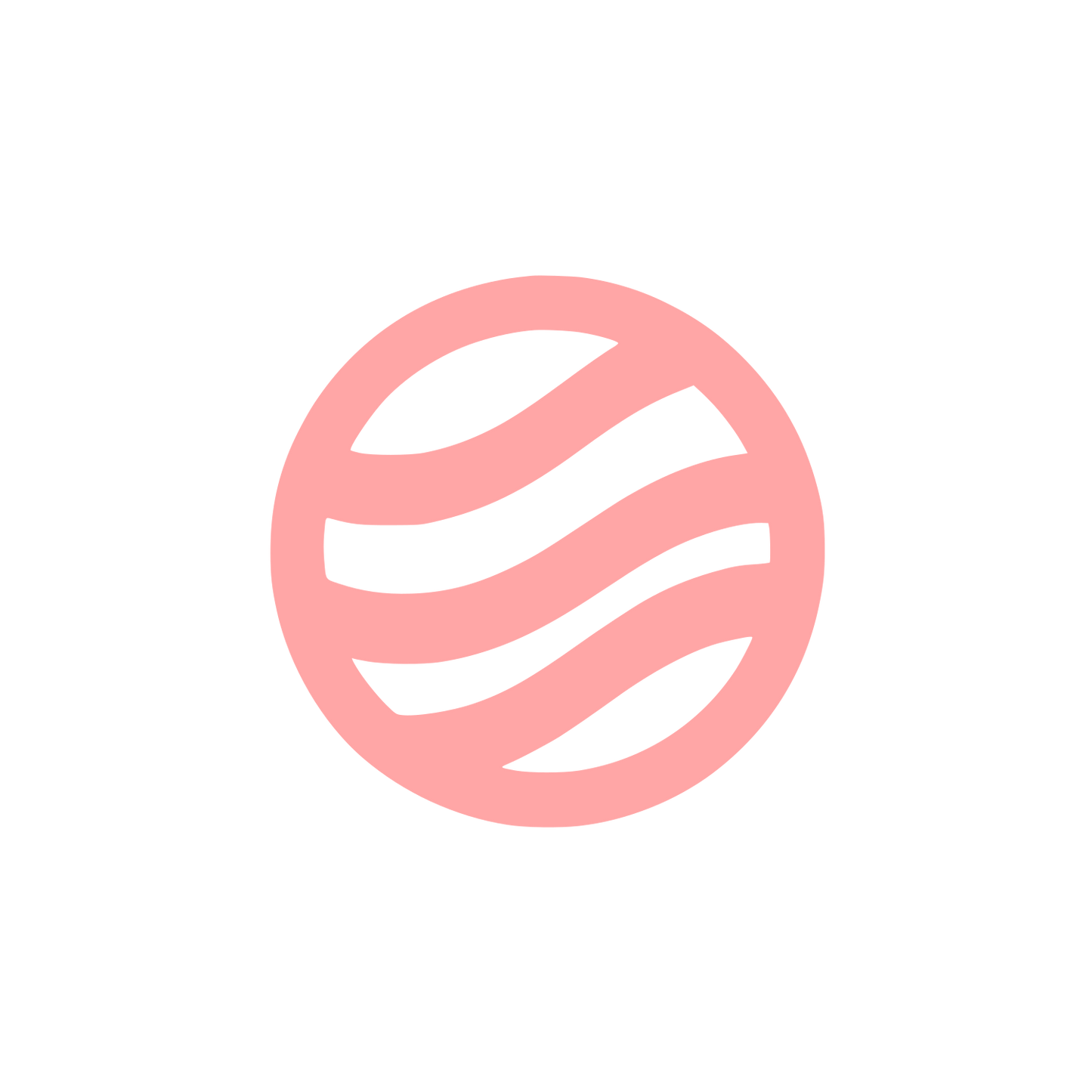 Wave Pattern Logo #ffa6a6