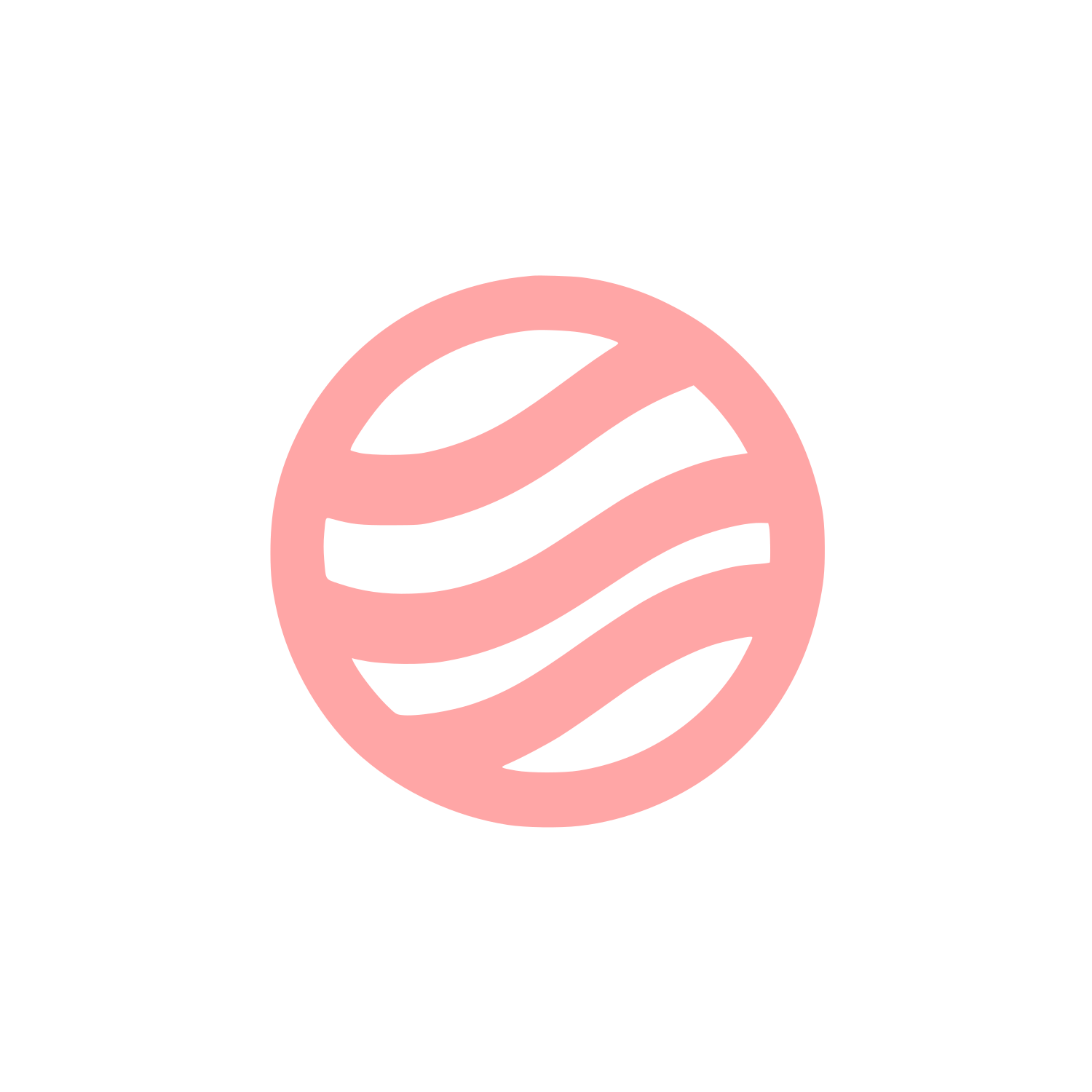 Wave Pattern Logo #ffa6a6
