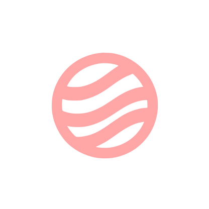 Wave Pattern Logo #ffa6a6