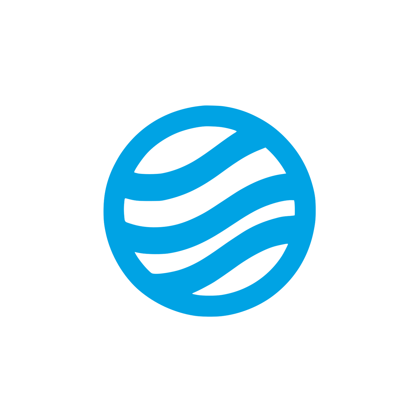 Wave Pattern Logo #00a3e4