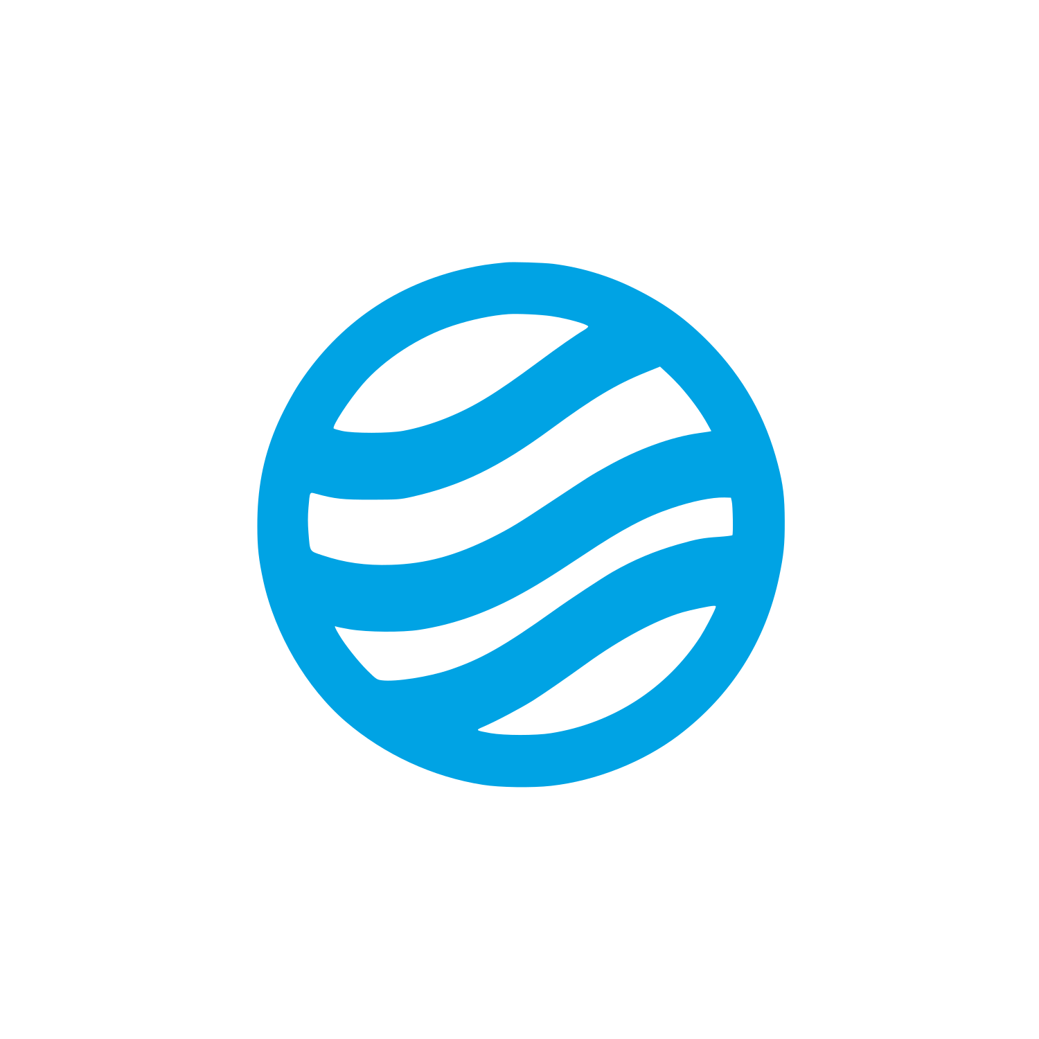 Wave Pattern Logo #00a3e4
