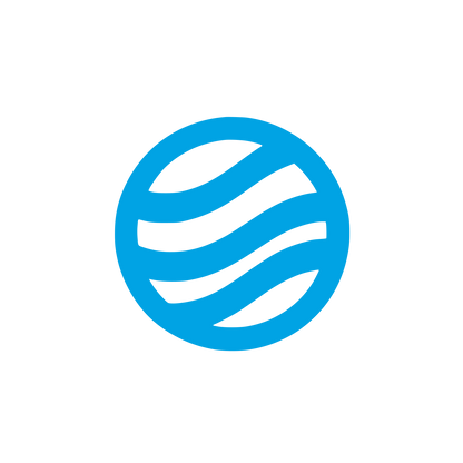 Wave Pattern Logo #00a3e4
