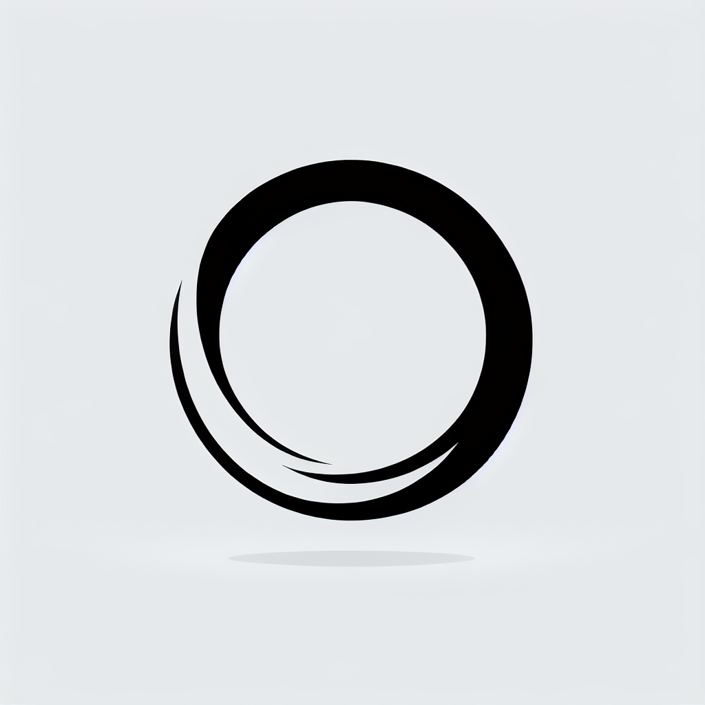 Minimalist Circle Motion Badge
